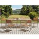 Beliani Conjunto de comedor VIAREGGIO Madera Clara