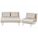 Beliani Conjunto de sofás VESTFOLD Beige