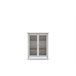 Mueble Microondas 2P LANDHAUS. Blanco