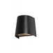 FORLIGHT Prisma - Aplique de Pared Exterior GU10 Luz Hacia Abajo Negro