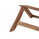 Beliani Conjunto de comedor PARAGGI Madera Clara