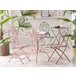 Beliani Conjunto plegable ALBINIA Rosa