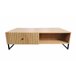 Mesa de centro color roble CRETA Madera