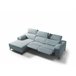 Chaise longue 4 plazas relax eléctrico AMIL izquierda azul Azul