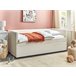 Beliani Cama nido Bouclé TROYES 99x213 Beige