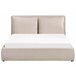 Beliani Cama con almacenaje Terciopelo BAJONNA 183x235 Beige