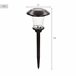Aktive Set de 2 balizas solares LED 6 lúmenes con estaca Negro