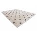 Alfombra FLUFFY 2370 shaggy puntos 140x190 Crema