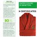 Albornoz benetton 360 gsm 100% algodón Rojo