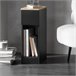 Mesita de Noche con 1 Cajón FBT111-SCH SoBuy Negro