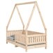 Estructura De Cama Infantil 145x76 Estructura De Cama Infantil 145x76 Blanco