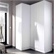 Armario esquinero Essen 2 módulos 3 puertas Blanco