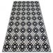 Alfombra LISBOA Flores 120x170 Marron
