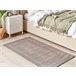 Beliani Alfombra de pelo corto BAGLAR 80x150 Beige