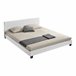 [Corium] Cama Albacete cuero sintético moderna - con colchón 169x210 Blanco