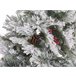 Beliani Árbol de Navidad MASALA Blanco