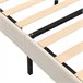 Marco de la cama 190x140 Beige
