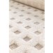 Alfombra diseño cuadros en relieve DIENA - ATTICGO 160x230 Blanco