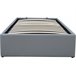 Cama individual de PVC con box Gris