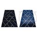 Alfombra EMERALD exclusivo 1012 glamour 280x370 Azul Marino