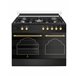 ALPHA Cocina de Gas VULCANO GOLD-90PB Negro