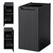 Mueble de baño bajo lavabo Newport con puerta 30 Negro/ Madera