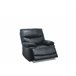 Sillón MASTER relax eléctrico de piel Negro