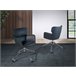 Silla oficina giratoria polipiel azul Azul
