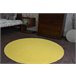 Alfombra ETON círculo 150x150 Amarillo