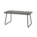 Set jardín con sofa 2 plazas 2 sillones y mesa de centro KELLY Gris Oscuro