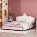Marco de la cama 200x140 Rosa