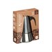 Cafetera Italiana Plateado