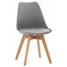 Silla Linares En Estilo Nórdico Gris