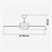 Ventilador de Techo | UNIVERSALBLUE Inox