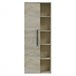 Armario baño Alise 1 puerta 5 huecos, Alaska, 135 cm Madera