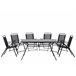 Beliani Conjunto de comedor LIVO Negro