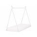 Beliani Estructura de cama Madera de pino SAURAT 94x206 Blanco