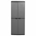Curver Armario alto resina 3 estantes Gris