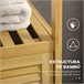 Estantería para Baño Bambú kleankin, hogar - baño 33 Marron