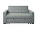 Sofá Cama de 2 Plazas modelo Vienna con Reposabrazos Gris
