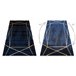 Alfombra EMERALD exclusivo 1022 glamour 180x270 Azul