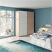 Armario Dormitorio Onix Habitación Blanco/ Madera