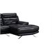 Chaise longue de piel HAWAI Chaise longue de piel HAWAI Negro