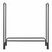 Soporte para leña Kwethluk acero Negro