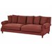 Beliani Sofá de 3 plazas Poliéster EIKE Beliani Sofá de 3 plazas Poliéster EIKE Rojo