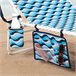 Aktive Tumbona plegable de playa reclinable en 4 posiciones Azul