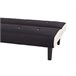 Sofá 2 plazas convertible en cama RIO color negro Negro