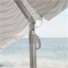 Aktive sombrilla de playa antiviento 8 varillas olas playa 200x200 Blanco/ Azul