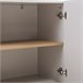 Aparador Starvili con 2 puertas MDF [en.casa] 76 Beige