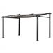 Pérgola mural FRÉJUS - estructura de aluminio 290x406 Marron